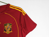 Retro  Spain home soccer Jersey Mens 2008