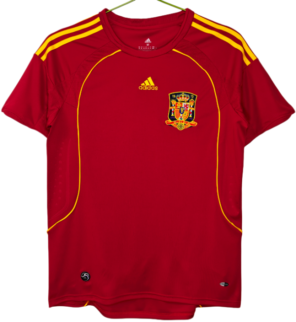 Retro  Spain home soccer Jersey Mens 2008