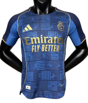 2025-26 Mens Real Madrid   Player  Blue Special Edition  soccer jersey