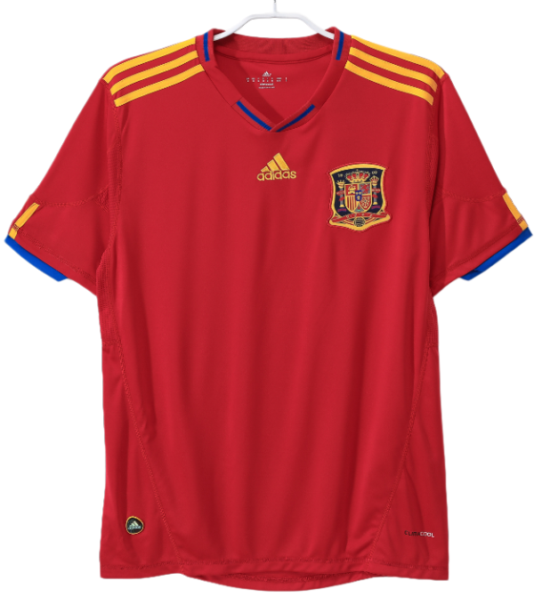 Retro  Spain home Jersey Mens 2010