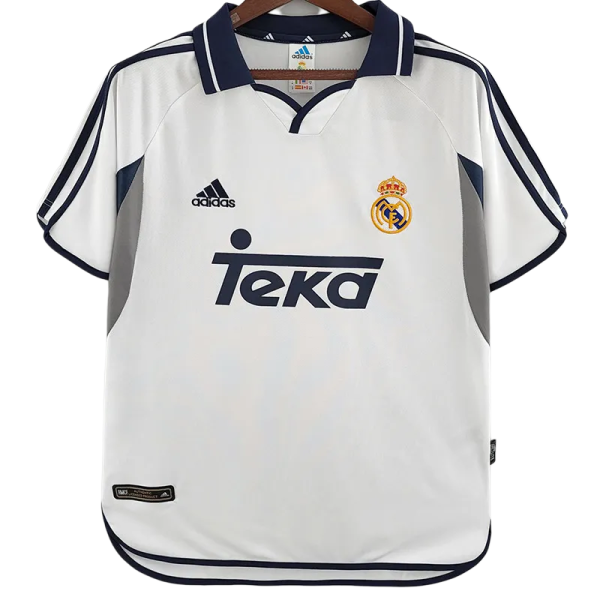 2000-2001  Real Madrid Home Retro Soccer Jersey