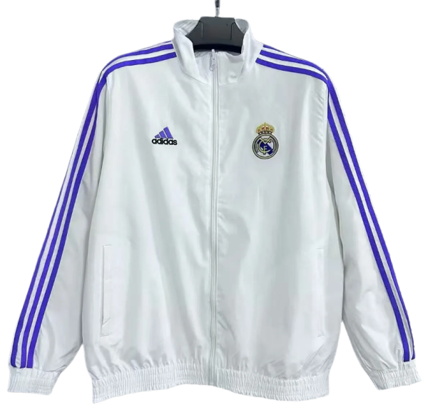 2025-26 Mens Real Madrid  white windbreaker