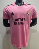 2025-26 Mens Real Madrid Special edition pink  Player version soccer jersey