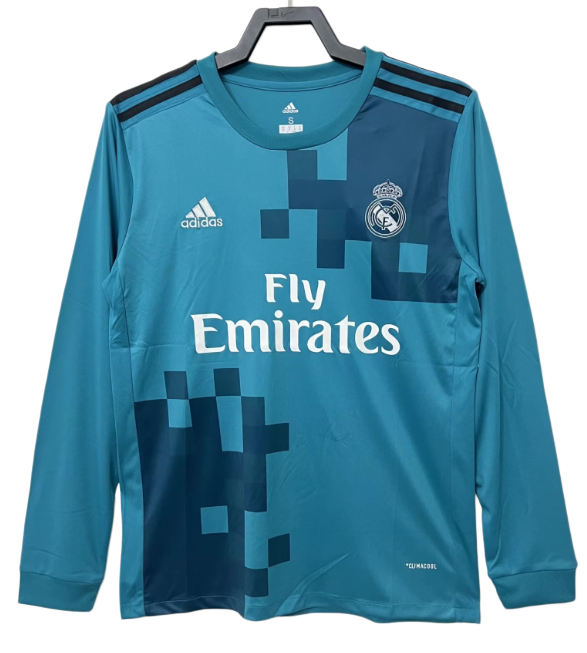 2017-18 Real Madrid Retro third away long sleeve Jersey
