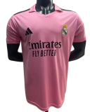 2025-26 Mens Real Madrid Special edition pink  Player version soccer jersey
