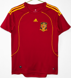 Retro  Spain home soccer Jersey Mens 2008