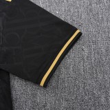 2025-26 Mens Real Madrid Polo black soccer Jersey