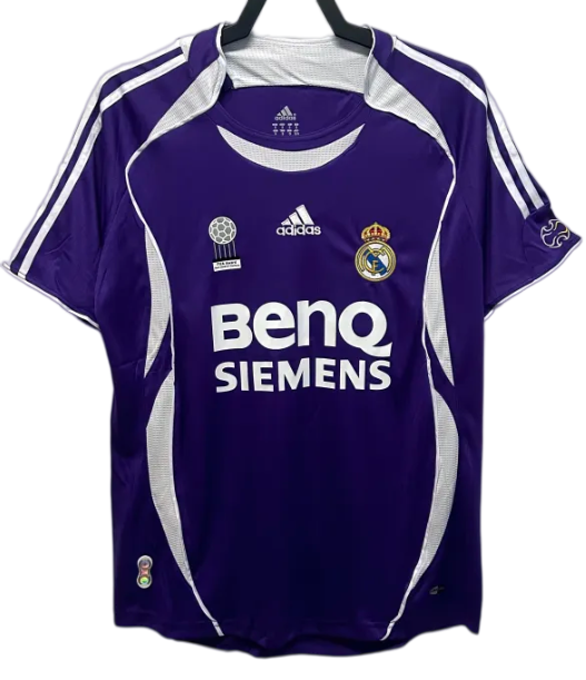 2006-07 Real Madrid Away Retro Soccer Jersey