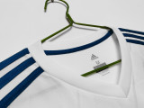 2017-18 Real Madrid Retro  Home soccer Jersey