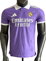 2025-26 Mens Real Madrid Purple Player version soccer jersey