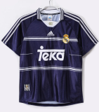 1998/99 Retro Real Madrid  away soccer Jersey Mens
