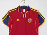 2000 Spain Home Retro Soccer Jersey