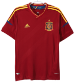 2012 Mens Retro  Spain red home soccer Jersey