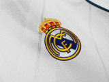 2017-18 Real Madrid Retro  Home soccer Jersey