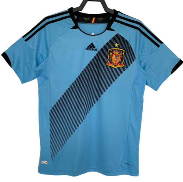 2012 Spain Away Blue Retro Soccer Jersey