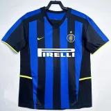 2002-2003   Inter Milan  Home Retro Soccer Jersey