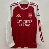 2025-26  Mens Arsenal home red  Long sleeve soccer Jersey