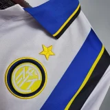 1997-1998  Inter Milan Away White Retro Soccer Jersey