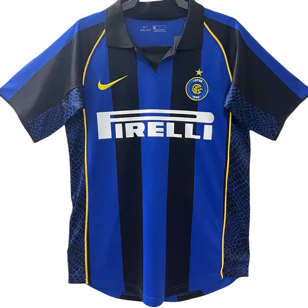 2001-02 Mens  Retro Inter Milan Home Jersey