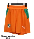 2025-26 Mens Ivory Coast  home player Shorts Pants