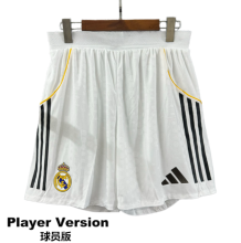 2025-26 Real Madrid  Player home  Shorts Pants