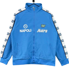 1988-1989 Napoli Mars Blue Retro Windbreaker