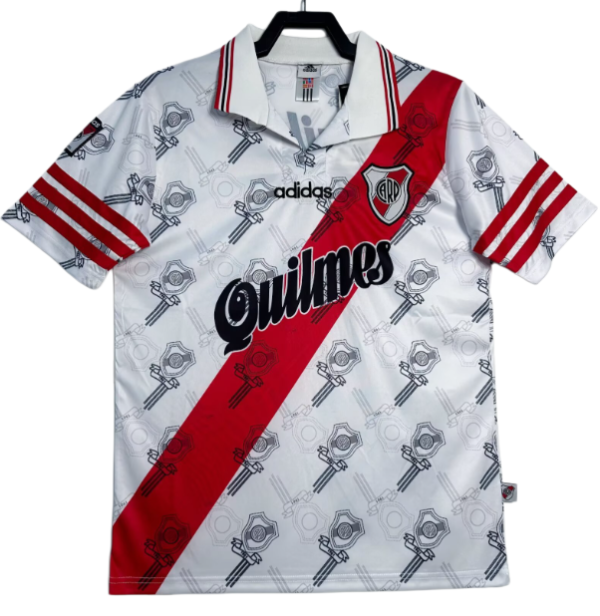 Mens Jersey River Plate home Retro Soccer Jersey 1996