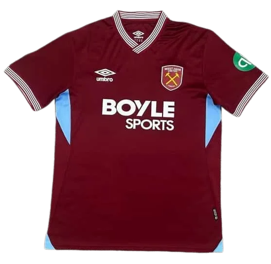2025-26 Mens West Ham United home  soccer Jersey