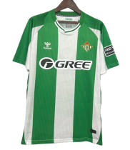 2025-26  Mens Real Betis home green  white Soccer Jersey