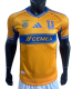 Player version Mens Tigres UANL   Home yellow soccer jersey 2025-26