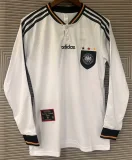 Retro Germany home Jersey Mens Long sleeve white 1996