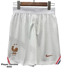 2026-27 France Home Player Version Shorts Pants