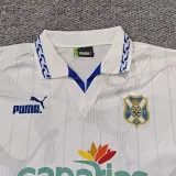 1995-96 Mens RETRO CD Tenerife white home soccer Jersey