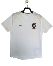 2006 Mens Portugal white third away retro Soccer Jersey