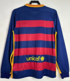 2015-16 Mens Barcelona  home Retro   Long sleeve Jersey
