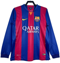 2014-15 Mens Barcelona home Retro Long sleeve Jersey
