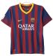 2013/14 Retro Mens Barcelona home soccer Jersey