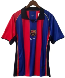 2004-05 Mens Barcelona  home Retro red blue  Jersey
