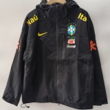 2026-27 Brazil  Black Windbreaker