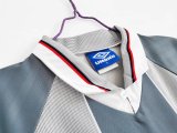1996 England Away Retro soccer Jersey