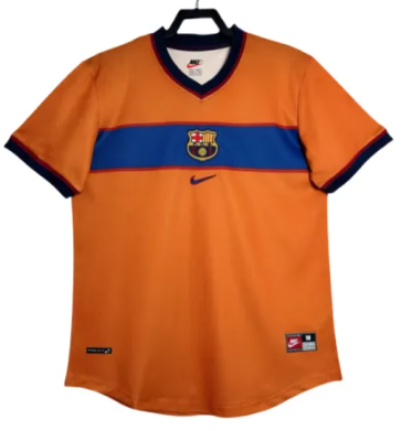 1998-99 Mens  Barcelona Third away Retro  Jersey