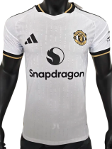 2026-27  Manchester United White Player Version  Soccer Jersey