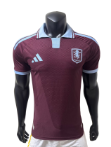 2026-27 Mens Aston Villa home  Player red soccer Jersey