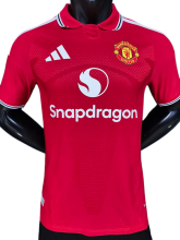 2026-27 Mens Manchester United home Player version Soccer Jersey