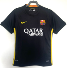 2013-14 Mens  Barcelona Third away Retro black soccer Jersey