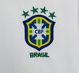 1998 Mens Brazil White Retro Soccer Jersey