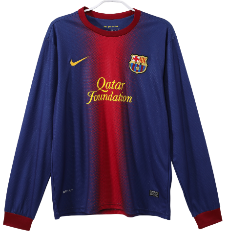 2012/13 Mens  Barcelona Retro long Jersey