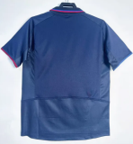2002-03 Mens Barcelona black Retro Third  away Soccer Jersey