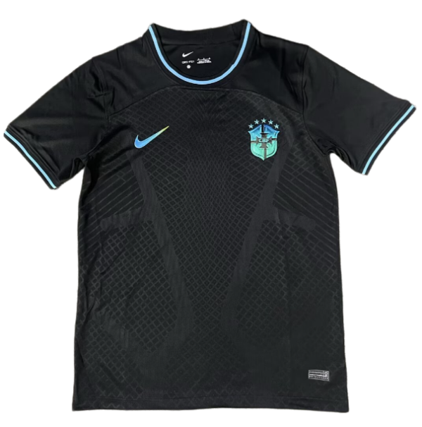 2025-26 Mens Brazil  black soccer jersey
