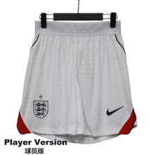2026-27 England Home Player Version Shorts Pants